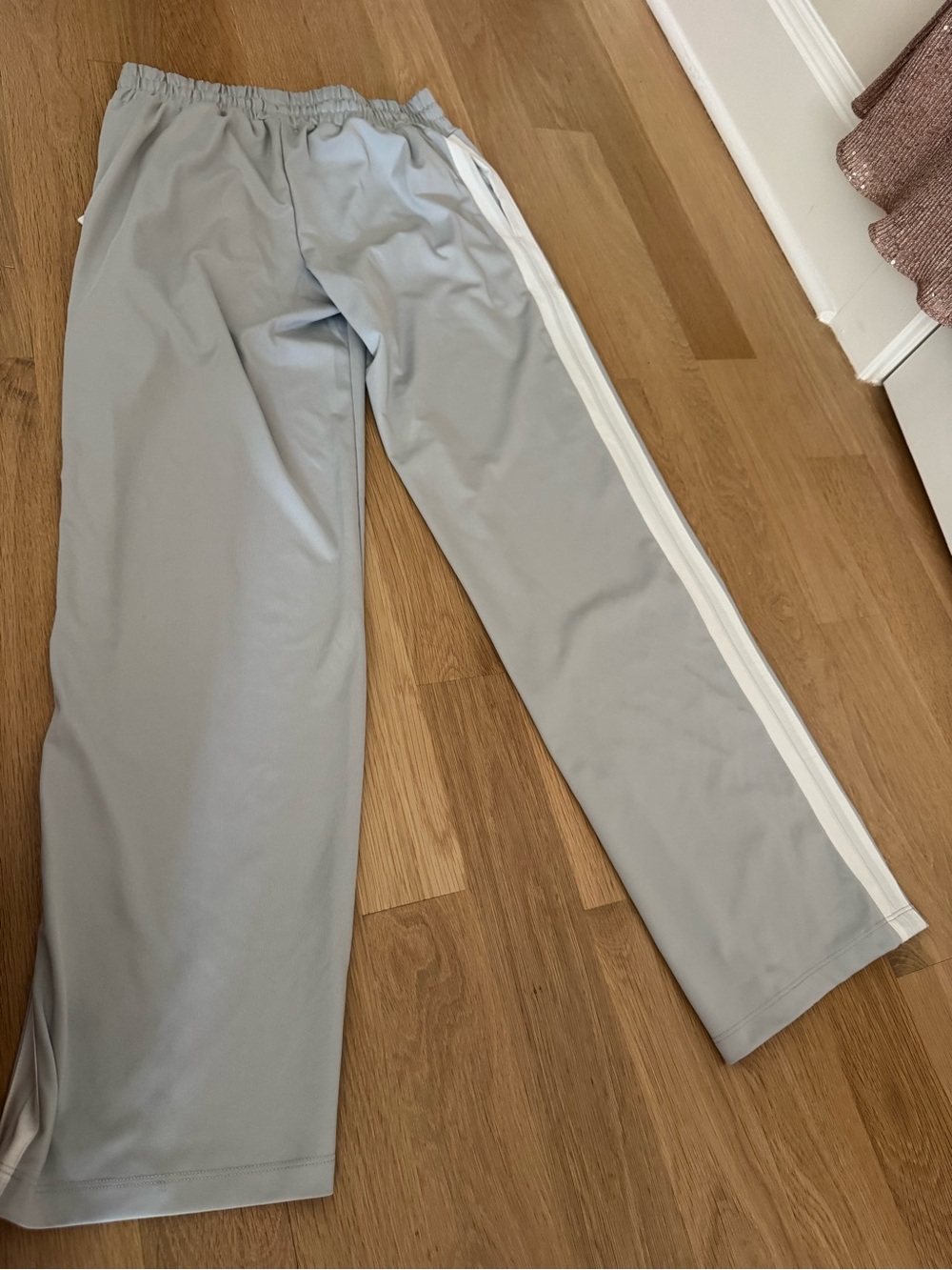 Daily Ritual Anthropologie Light Gray womens Drawstring Track Pants - Picture 2 of 6